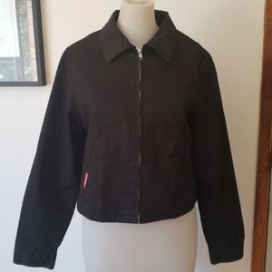 Womens Black Dickies Jacket